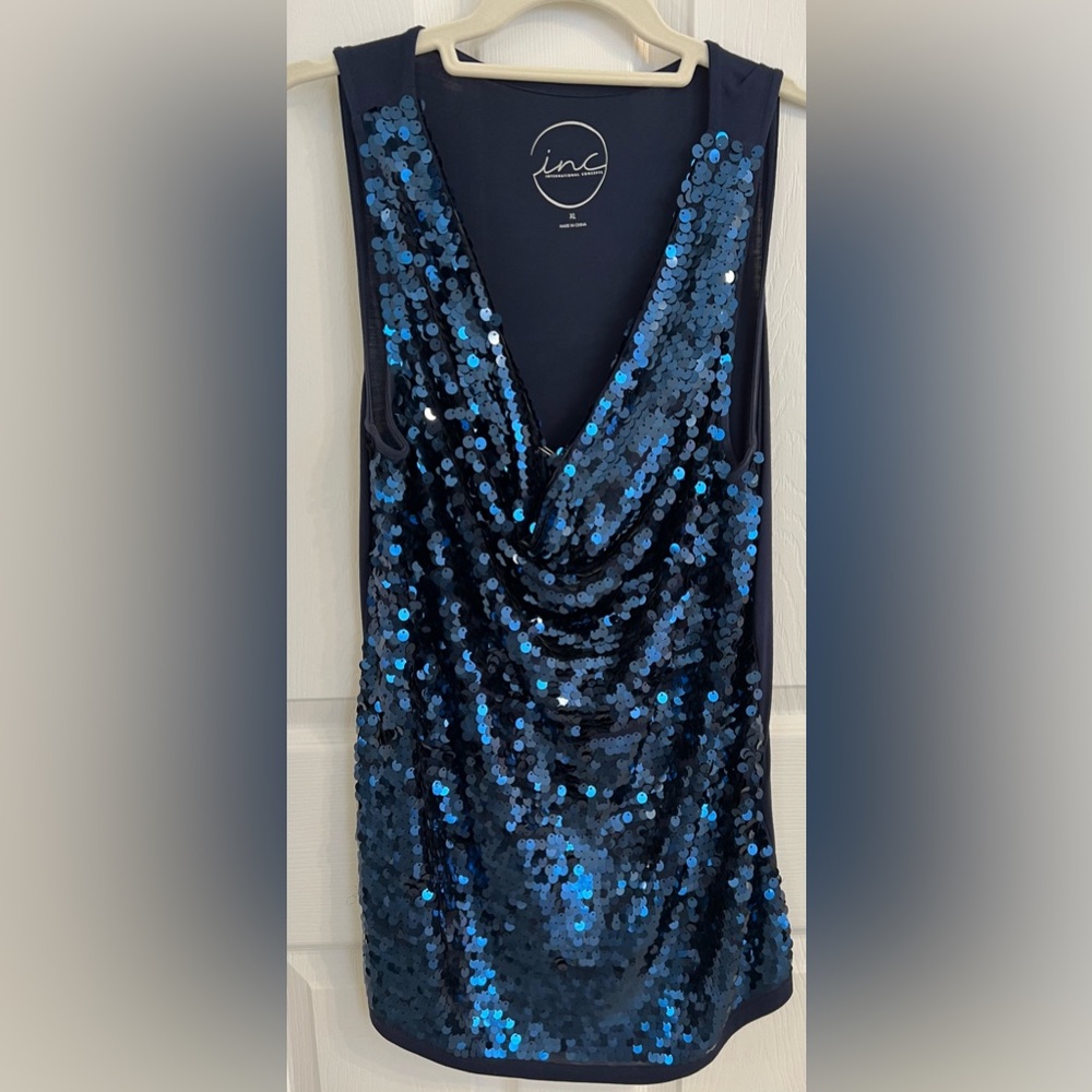 INC Women’s XL Sequined Tank top